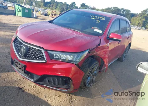 2019 Acura Mdx Tech A-Spec Pkgs из США, поврежденный, VIN 5J8YD4H03KL020412